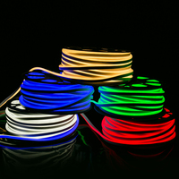 Lampu LED Neon PVC DC12V-IP68-120D-6*12MM 5M untuk Konstruksi Luar Ruangan/Dalam Ruangan dan Aplikasi Industri