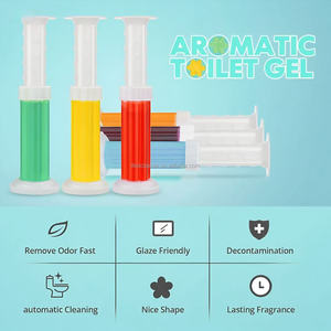 Parfum naturel Détergent en gel de fleurs écologique Nettoyant et désodorisant efficace <span class=keywords><strong>pour</strong></span> cuvette de toilette avec seringues - Product Image 5