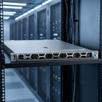 Serveur en rack R6725 1U à double socket CPU, DDR5 en option, 8 baies 2,5 pouces configurables pour la virtualisation et l'analyse de données