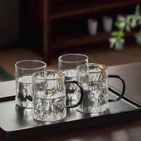 Théière en verre écologique pour salon Superfit Ensemble de tasses à eau de grande capacité Résistant à la chaleur Design moderne Pichet à eau froide Arbre