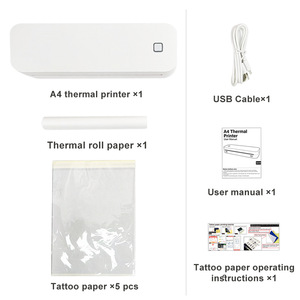 Impresora de papel de tatuaje térmico D210 A4 203DPI Equipo de impresión portátil para teléfono móvil Ventas directas de fábrica en stock - Product Image 6