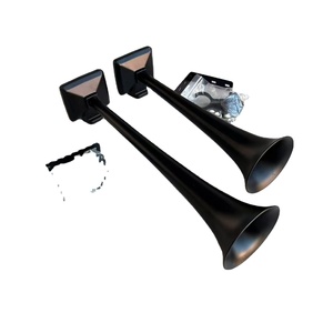 Klaxon à air simple tube chromé pour camion, accessoires <span class=keywords><strong>de</strong></span> voiture, sirène audio haute pression pour avertissement <span class=keywords><strong>de</strong></span> véhicule - Product Image 1
