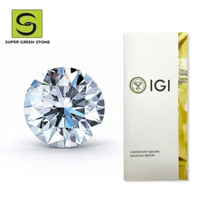 Supergs Sgsd001 Odm Oem Hpht Wit Ruw Geslepen Synthetische Prinses Vorm Smaragd Losse Lab Geteelde Diamant In Diamant