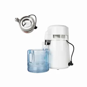 HOUYUAN-Destilador de agua pura, 220V, 4L, filtro purificador de agua, laboratorio Médico Dental