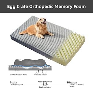<strong>Dog</strong> <strong>Bed</strong> Large Sized <strong>Dogs</strong> Flannel Pet <strong>Beds</strong> with Removable Washable Cover <strong>Big</strong> <strong>Dog</strong> <strong>Bed</strong> with Anti-Slip Bottom - Product Image 2