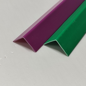 Protezione dell'angolo di protezione della parete della copertura del PVC del grano di <span class=keywords><strong>legno</strong></span> all'ingrosso di forma di L - Product Image 3