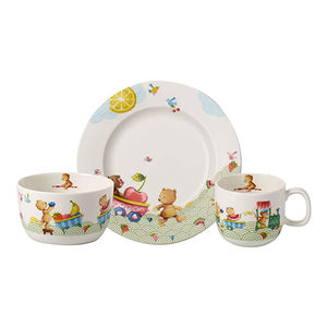 16 pièces de haute qualité blanc décalcomanie maison vaisselle nordique en céramique vaisselle grès dîner ensemble pour cadeau - Product Image 6