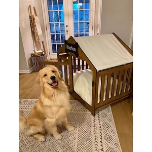 Vendita calda moderna casa per cani Premium in legno casa per cani con personalizzazione gratuita più colori - Product Image 1
