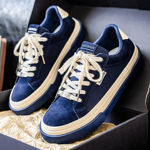 新款男士空白帆布鞋防滑橡胶时尚运动鞋男童女校廉价工厂打造您的标志品牌 - Product Image 6