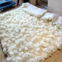 Produits les plus vendus 2024 blanc rangée artificielle en gros fleur tour arc décoration de mariage salle décoration de table ornements