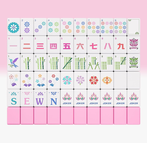 Exceptional Premium Acrylic Cloisonne Inspired Luxury Style Transparent <b>Mahjong</b> <b>Set</b> for Home and Club Play - Product Image 3
