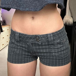 Shorts Casuales de Verano para Mujer, Estilo Americano Vintage, con Bolsillos, Corte Ajustado, para Uso Diario - Product Image 2