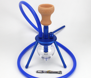 Cachimba de Moda en Oferta, Set de Cachimba con Trípode, Botella de Vidrio, Eje de Aluminio, Cachimba de Viaje, Shisha - Product Image 3