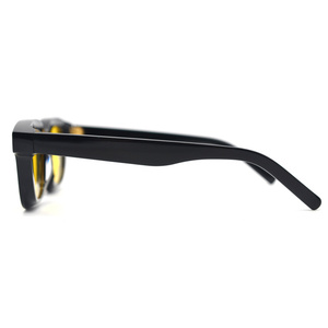 Gafas de Sol Ivintage <span class=keywords><strong>Vicente</strong></span> TFB 2025 Retro para Mujer, Montura Completa de Acetato, Lentes Polarizadas Amarillas, Protección UV TAC - Product Image 4