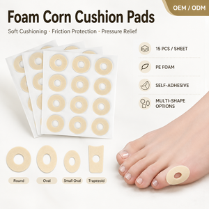 Almohadillas <span class=keywords><strong>de</strong></span> espuma autoadhesivas para callos, protectores metatarsianos, protectores <span class=keywords><strong>de</strong></span> talón, pegatinas para zapatos, plantillas, parches para <span class=keywords><strong>dedos</strong></span> <span class=keywords><strong>del</strong></span> <span class=keywords><strong>pie</strong></span> - Product Image 1