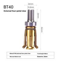 Pince à tirer BT30 BT40 BT50 à 4 pétals, pince à griffes, accessoires pour machine CNC, mâchoires de traction