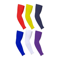 Mangas de Golf Deportivas Sin Costuras Personalizadas Anti-UV de Spandex/Nylon de Secado Rápido con Protección Solar Unisex 120g para Ciclismo, Baloncesto y Equitación