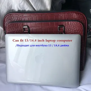2025 femmes <span class=keywords><strong>professionnel</strong></span> affaires en cuir véritable <span class=keywords><strong>sac</strong></span> à bandoulière étanche solide 14 pouces ordinateurs portables mallette mode doux <span class=keywords><strong>sac</strong></span> à main - Product Image 5