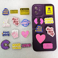 Mobiele telefoon sticker fabriek Pick Me paspoort tas vliegtuig bagage reis metalen mobiele sticker voor telefoon grote voorraad