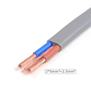 헤비 듀티 H05VV-F 전원 케이블 6.0mm <span class=keywords><strong>3</strong></span>심 PVC 피복 케이블 CE 인증 산업용 전기 장비용 - Product Image 1