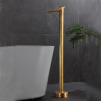 Robinet sur pied de style hôtelier pour baignoire, robuste, antirouille, fabricant OEM ODM, garantie 5 ans