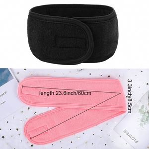Diadema de microfibra unisex al por mayor para lavado facial, con logo personalizado, estilo europeo-americano, ideal para salones de belleza y maquillaje. - Product Image 3