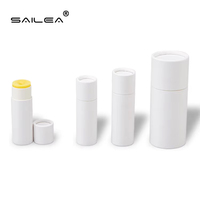 Emballage en papier écologique pour baume à lèvres, parfum, huiles essentielles, taille personnalisable, tube en kraft/carton