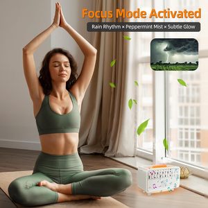 Máquina de Ruido Blanco, Máquina de Sonidos para Dormir con Luz Nocturna y Difusor de Aromas para Uso Doméstico - Product Image 4