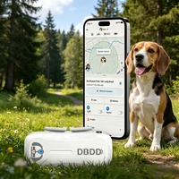 Monitor de Salud GPS Inteligente para Mascotas, Seguimiento de Actividad, Detección Veterinaria por IA, Geocerca, Vista Multi-Mascota, 4G, Resistente al Agua, iOS/Android, Plástico