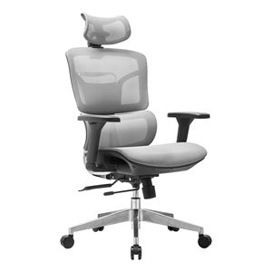 Nueva Silla de Oficina Ergonómica Moderna con Respaldo Alto de Malla Transpirable, Giratoria, Ajustable, para Oficina en Casa o Ejecutivos - Product Image 1