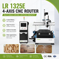Router CNC de 4 Ejes 1325 con Eje Rotatorio para Procesamiento de Muebles de Madera Maciza