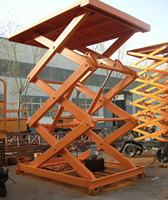 Plateforme élévatrice à ciseaux hydraulique fixe double station FiChina pour voitures