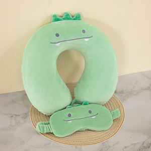 Ensemble de coussin de voyage pour enfants <span class=keywords><strong>en</strong></span> mousse à mémoire de forme et masque de sommeil avec motif d'animaux mignons <span class=keywords><strong>2</strong></span> <span class=keywords><strong>en</strong></span> <span class=keywords><strong>1</strong></span> - Product Image 2