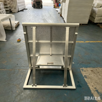 Barrière de contrôle des foules en acier anti-explosion, hauteur 6 pieds, pour clôture périmétrique de concerts et de chantiers avec modélisation 3D