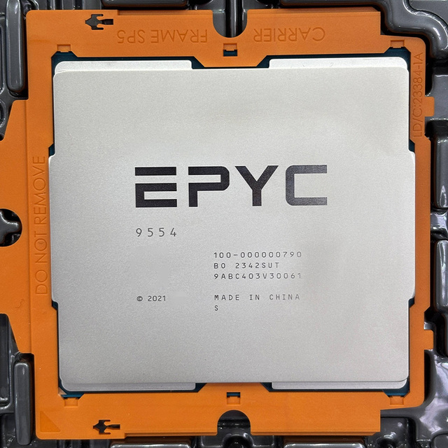 New Hot Epyc Cpu 9654 9554 9354 64 Cores 128 Threads 360W 3.1GHz 9nm Socket Sp5 Enterprise Server Processor