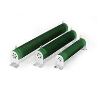 Resistencia de Tubo Cerámico Bobinada RXNE RX20/RX26, Tolerancia del 5%, Resistencia de 0.1-10KR, Soporte de Fijación Metálico, Potencia Personalizada