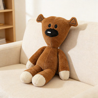 Ours en peluche personnalisé au design mignon, rembourrage en coton PP, cadeau pour enfants