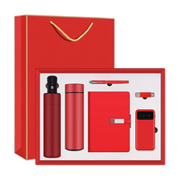 Coffret Cadeau d'Entreprise Personnalisé de Noël Marque AI-MICH Matériel Papier Couleur au Choix Boîte Cadeau d'Affaires Thermos Carnet Stylo