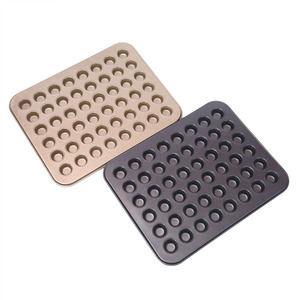 48 Cup Round Hole Baking Mold Non Stick Bottom Cake Egg Tart Mold Household Pastry Pan - Product Image 3