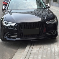 Grille avant en nid d'abeille ABS RS6 pour Audi A6 C7 2012-2015 avec pare-chocs avant