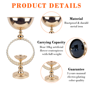 Jarrón <span class=keywords><strong>de</strong></span> Metal Alto y Resistente <span class=keywords><strong>para</strong></span> Decoración <span class=keywords><strong>de</strong></span> <span class=keywords><strong>Mesa</strong></span> Grande, Centros <span class=keywords><strong>de</strong></span> <span class=keywords><strong>Mesa</strong></span> <span class=keywords><strong>para</strong></span> Bodas, Centros <span class=keywords><strong>de</strong></span> <span class=keywords><strong>Mesa</strong></span> <span class=keywords><strong>para</strong></span> Eventos <span class=keywords><strong>de</strong></span> Hotel - Product Image 3
