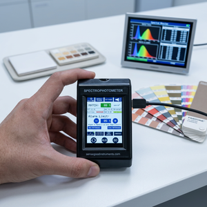 Espectrofotómetro Versátil de Alta Precisión, Equipo de Medición de Color Portátil en Línea para Pruebas de Laboratorio con 1 Año de Garantía - Product Image 1