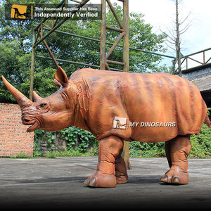 Disfraz de Mascota de Rinoceronte de Tamaño Real, Animal Robótico de Parque de Atracciones <span class=keywords><strong>My</strong></span> Dino GR-051 - Product Image 4