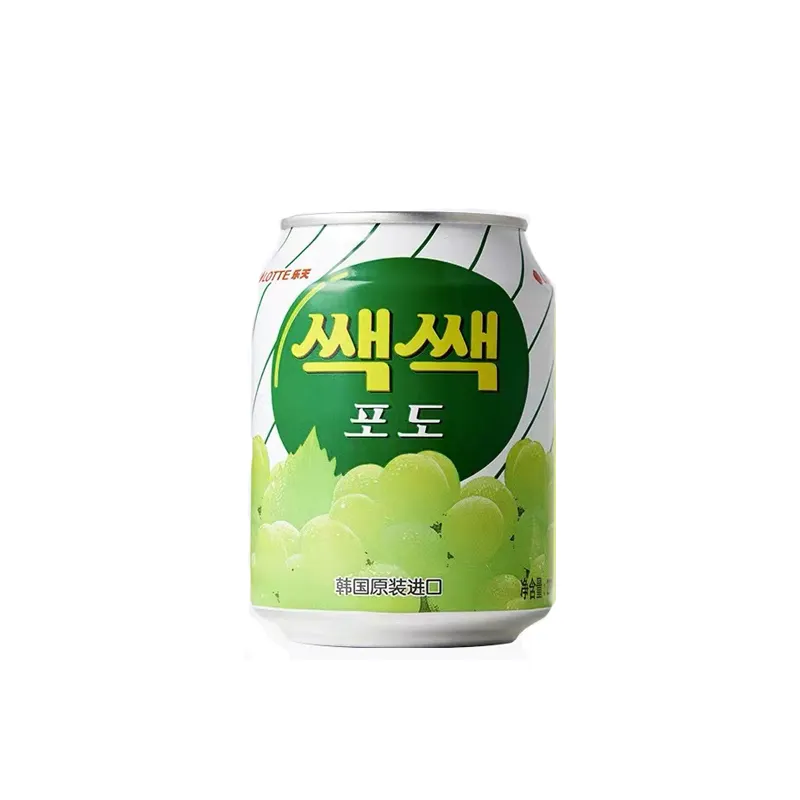 Vente en gros de boisson Lotte coréenne boisson aromatisée à la fraise et à la mangue