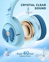 Casque pour enfants IClever HS30 ANC, volume sécurisé 85dBA, léger, sans BPA, matériau sans PVC, adapté aux enfants