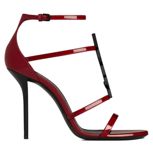 Sandales à talons hauts personnalisées pour femmes, style européen et américain, à bout ouvert, couleur unie, avec lettres, pour l'été - Product Image 2