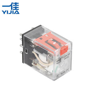 Электромагнитное реле YIJIA YJ3NT-GS, малое реле с кнопкой тестирования, 30В DC, 250В AC, 5А, с LED-индикатором, 3НО3НО, 5А - Product Image 2