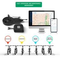 Accessoires de Verrouillage pour Vélo Partagé, Dispositif de Contrôle GPS 4G LTE BLE, Solution de Vélo Partagé Urbain, Vélo Électrique, Dispositif IoT
