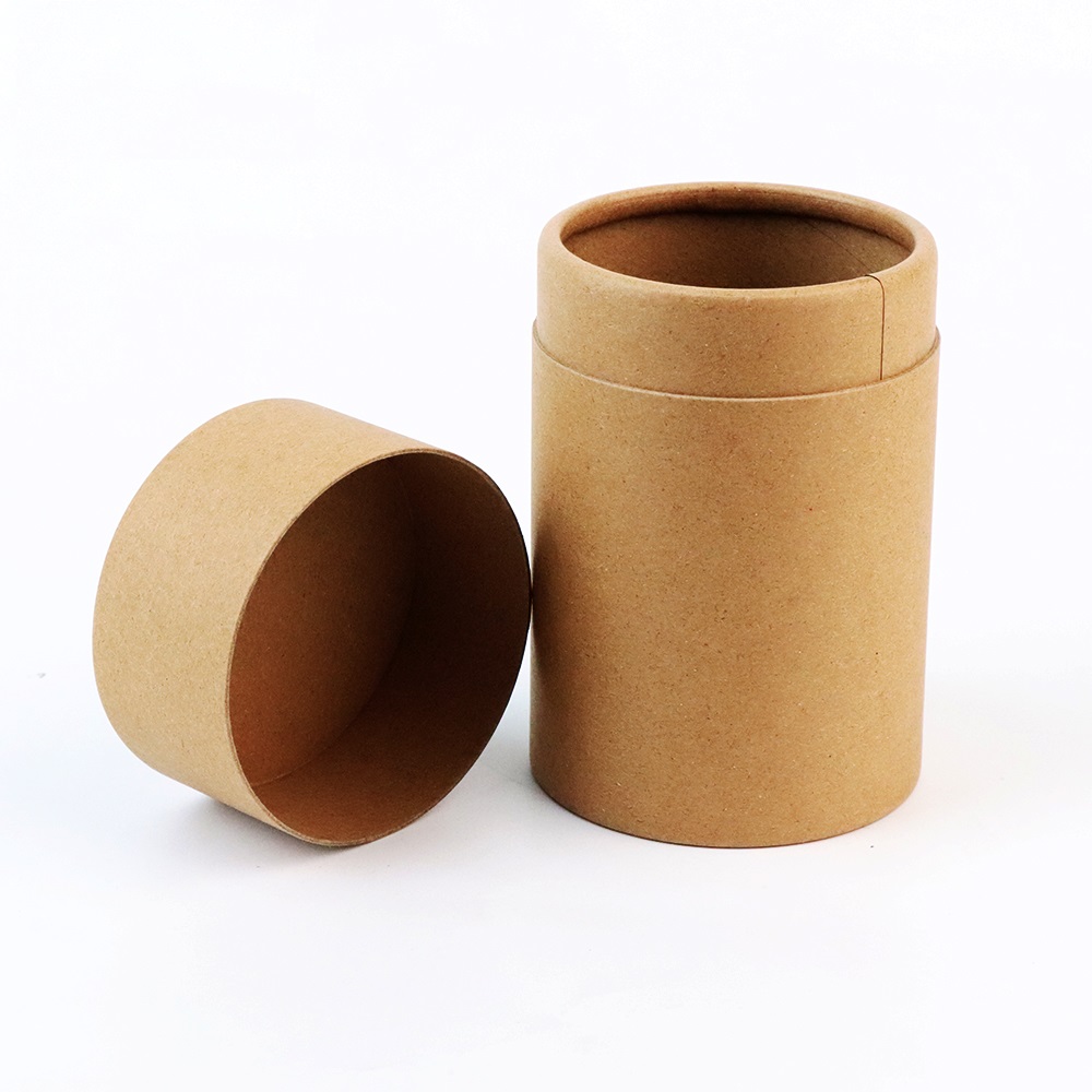Factory Wholesale Custom Printed logo Paper Tube Cylinder Packaging Box for Cosmetic Gift Tube Box Packaging