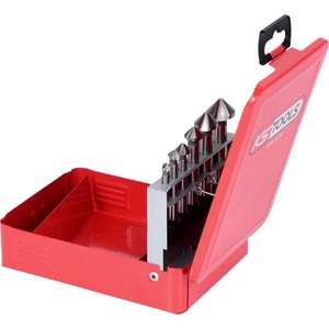 KS <b>TOOLS</b> - 336.0416 HSS Co 5 Cone and <b>deburrer</b> set, in metal case (6 pcs) - EAN 4042146347539 DRILL BITS METAL DRILL BITS - Product Image 2
